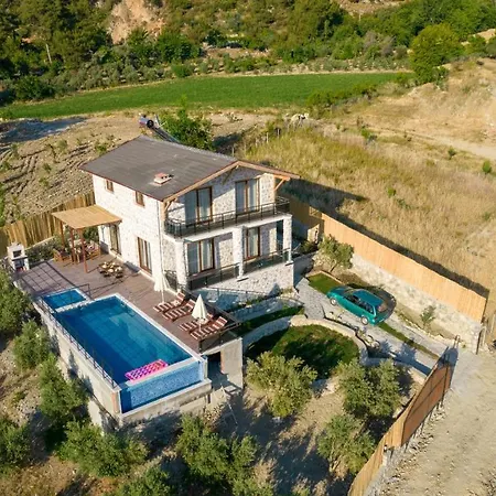 Villa Fethiye Yakaköy'de özel Havuzlu 6 Kişilik Erdem Yakaköy